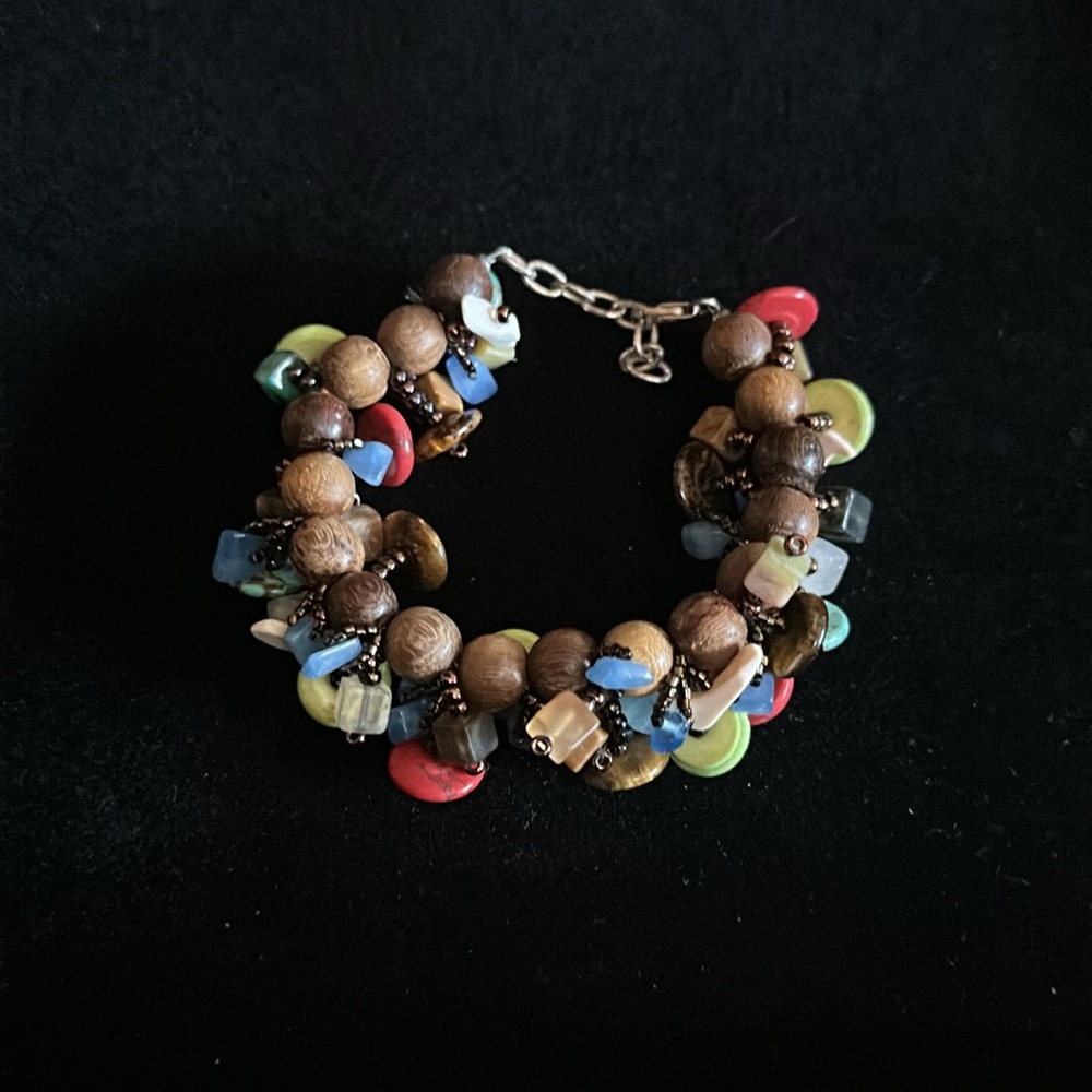 Artisan Multicolor Beaded Bracelet.
